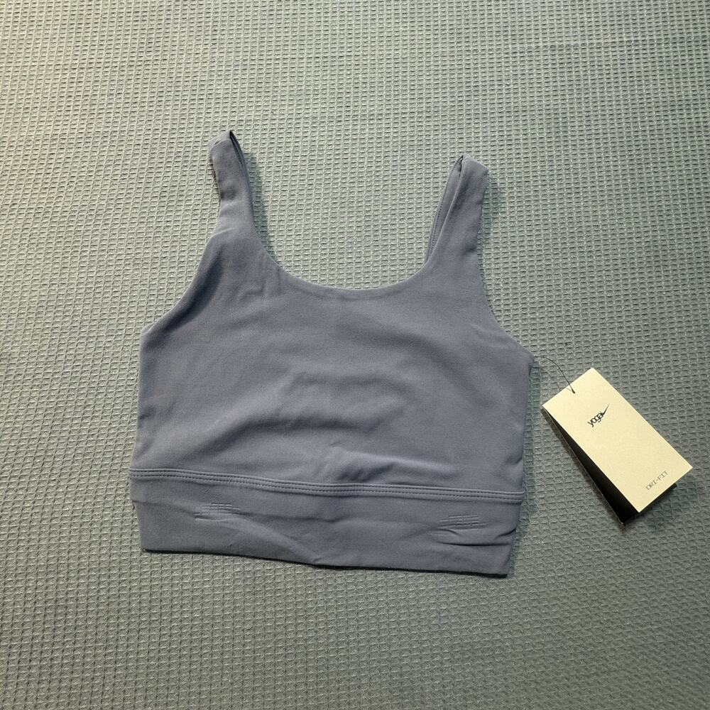 Nike Yoga DRI-FIT‎ Top Women Sz XS  Blue  Brand New